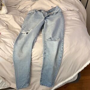 Levi's Light Blue Ripped Jeans (& rip below butt)